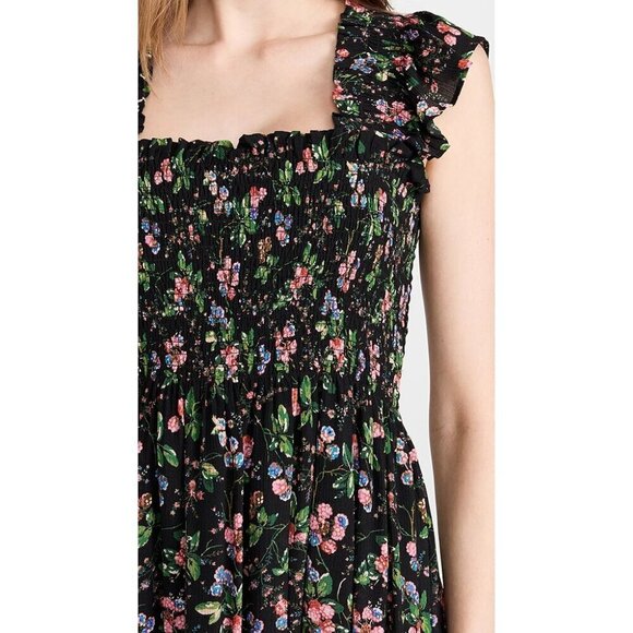 💕HILL HOUSE HOME💕 The Ellie Nap Dress ~ Berry Floral Print Small - Picture 5 of 16